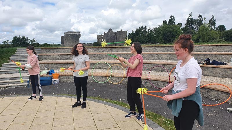 Galway Community Circus Workshop - Roscommon County Youth Theatre Summer Camp 2021